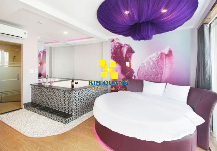 Hình chụp phòng trống trong khách sạn Cupid Hotel đường Cù Lao