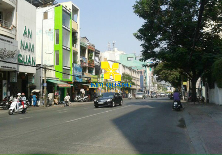 Khu vực phía trước tòa nhà bán quận Phú Nhuận đường Lê Văn Sỹ